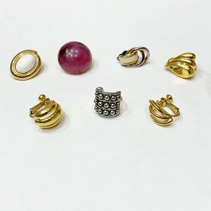 Mismatched vintage earring lot bundle